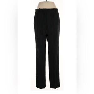 Lauren Ralph Lauren Black Striped Dress Pants